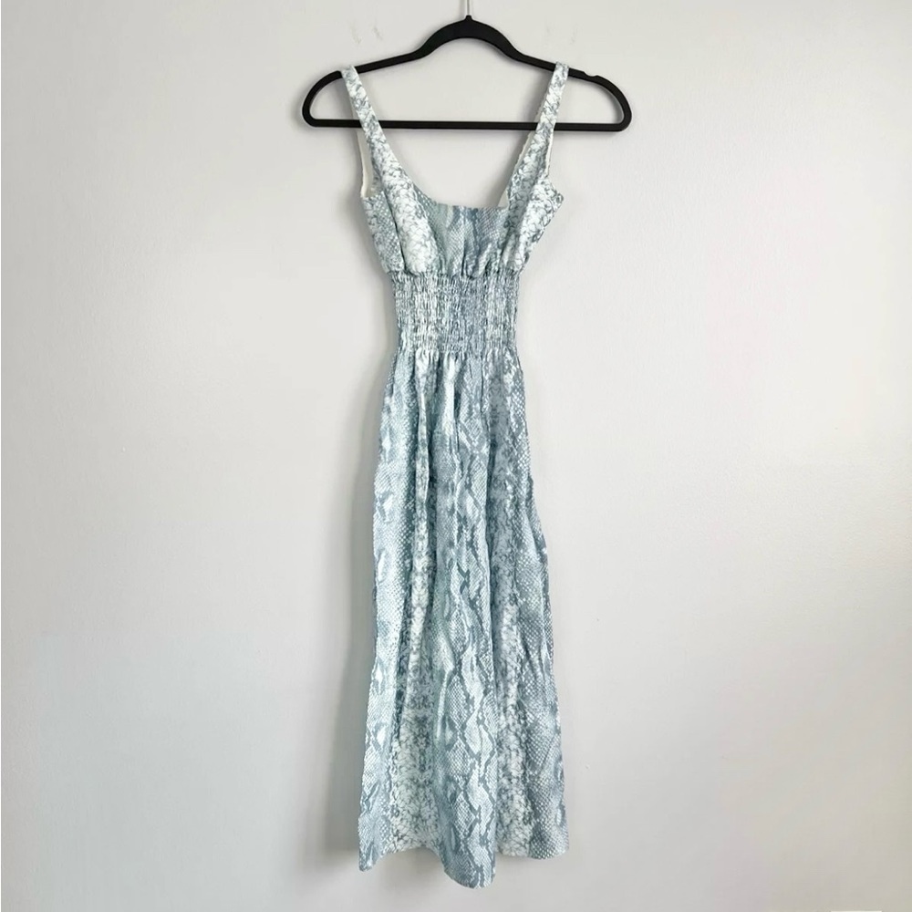 Emilia Wickstead Size US 2 • Blue Python Print Li… - image 3